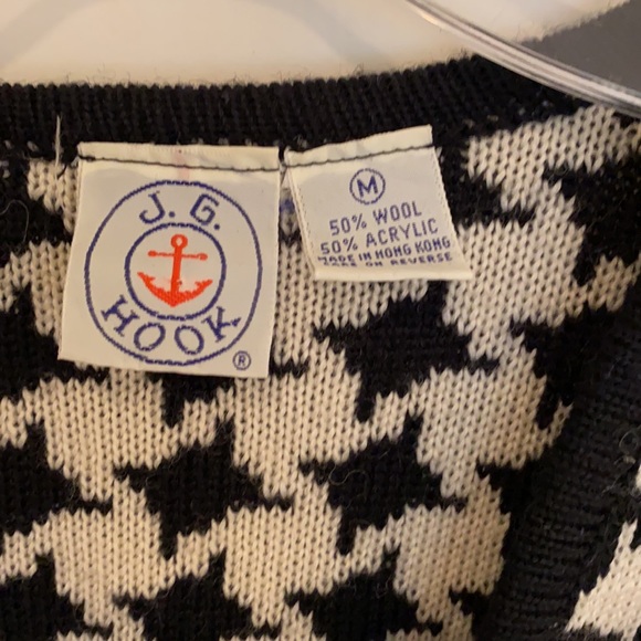 Vintage JG hook houndstooth shrug - Picture 3 of 3